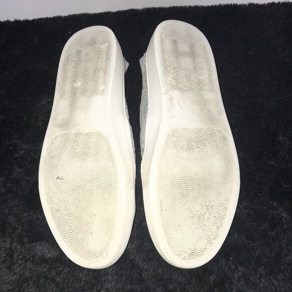 Steve Madden Odonna Gray Cut Outs Slip On Shoe Women’s Size 8 US UK6 Eur39 - Picture 8 of 10